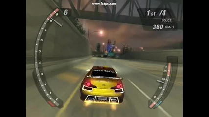 Need For Speed Underground 2 - All Cars Drag Top Speed