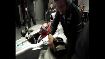 Michael Schumacher Garage 2011
