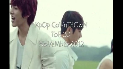 Kpop Countdown Top 20 [november Week 3] 2012
