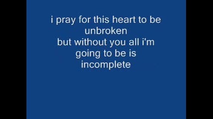 Backstreet Boys - Incomplete (lyric)