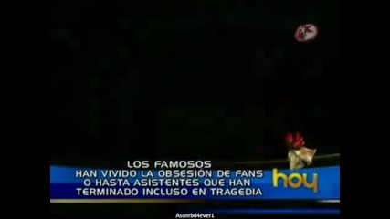 Dulce Maria sufrio el acoso de un fan Hoy 