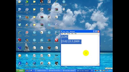 Kak s notepad da vidim 4as i data