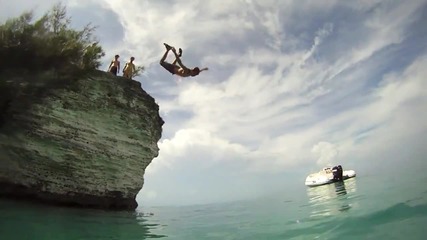 Bermuda Cliff Jumping Gopro
