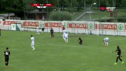 Лудогорец - Ахмат 1:0 /първо полувреме/