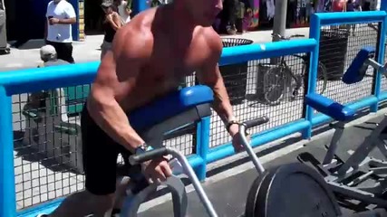 Get thick. Row it out.