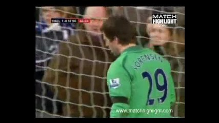 Челси 2 - 0 Стоук Сити Fa Cup 07.03.10 Гол на Джон Тери 