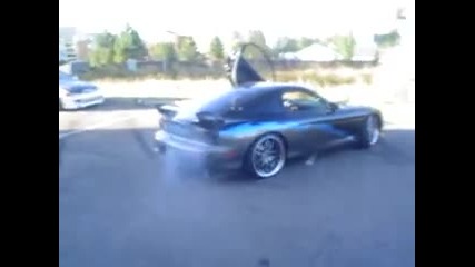 Rx - 7 catching on fire 
