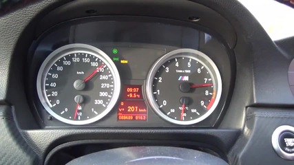 Bmw M3 E92 0-282 km/h