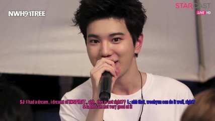 [eng Sub] 150711 Infinite Acoustic Preview live - Part 1