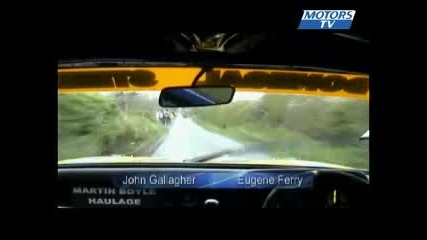 Accident Ford Escort South Ireland Rally 2008 