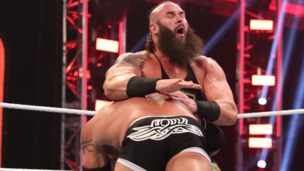 Braun Strowman survives four spears from Goldberg: WrestleMania 36 (WWE Network Exclusive)