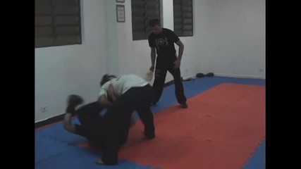 Training of Sparring Kung Fu Sanda