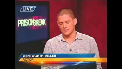 Wentworth Miller - Интервю за сезон 3 По FOX 30