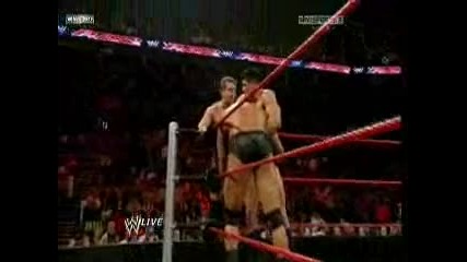 Raw 08.03.10 - Randy Orton vs Cody Rhodes & Ted Dibiase