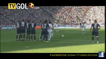 [hq] Ronaldo Amazing Free Kick Vs Hertha (27.07.2011)