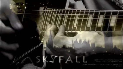 Skyfall on a crying guitar