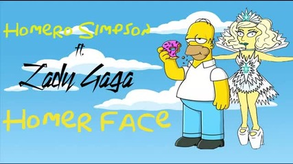 Homer Simpsons ft. Lady Gaga - Homer Face ( Смях )