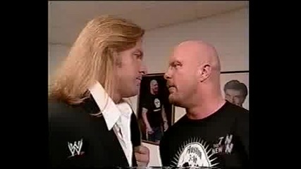Сегмент между Ледения Стив Остин и Трите Хикса [ Raw 6.9.2003 ]
