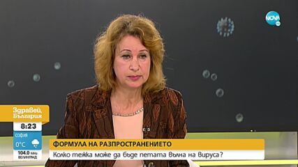 Ива Христова: Не е важно колко са случаите на COVID-19, а колко от заразените ще се нуждаят от хоспи