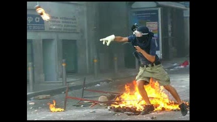 greece - riots in athens