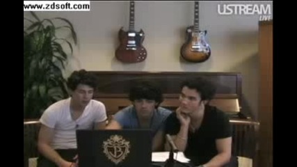 Jonas Brothers Live Facebook Webcast Part 4