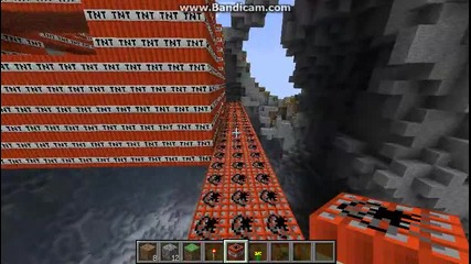 minecraft Tnt замък