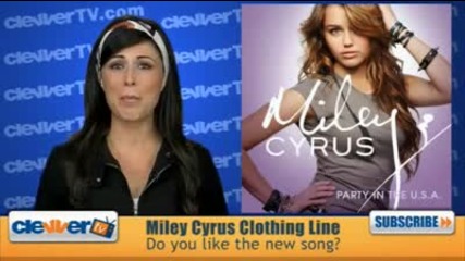 Miley Cyrus Clothing line {clevver} 