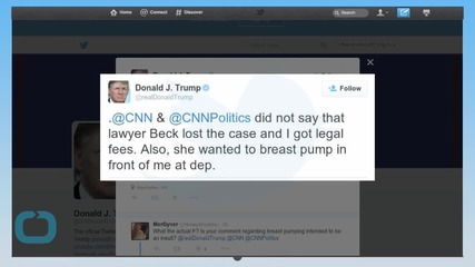 Donald Trump Angrily Responds to Claim He Called a Breastfeeding Lawyer