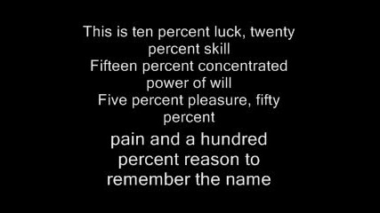 Fort Minor - Remember the name Lyrics 