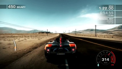 Need For Speed Hot Pursuit I I I (my gameplay) - Pagani Zonda Top Speed