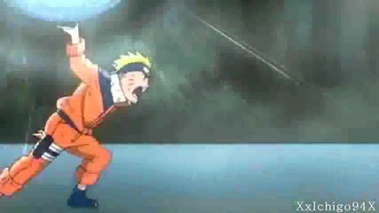 [hd] Naruto's first Oodama Rasengan