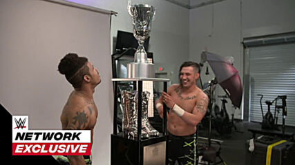 MSK pose with Triple H after Dusty Cup win: WWE Network Exclusive, Feb. 14, 2021