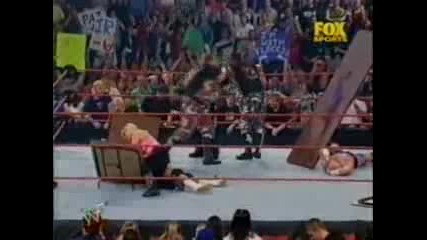 W W F Raw Holly Cousins vs Dudley Boyz - Tables Match