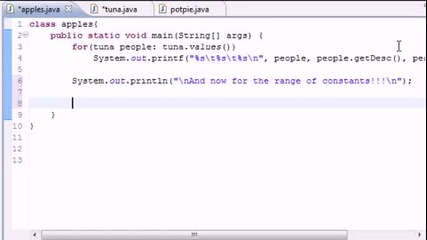 Java Programming Tutorial - 45 - Enumset range