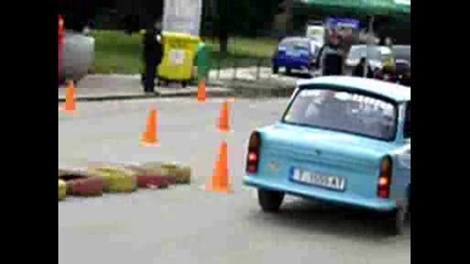 Трабант Срещу Опел На Трансгранично Осмомартенско Рали Русе - Гюргево