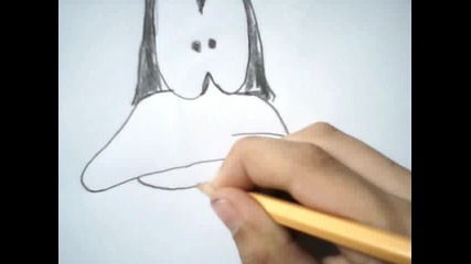 Как да нарисуваме Дъфи Дък 