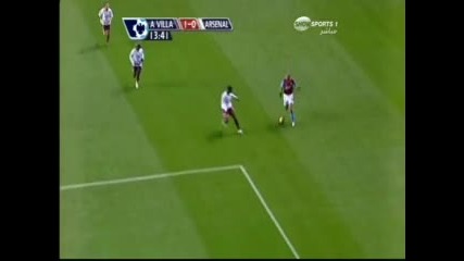 Астън Вила - Арсенал 1:2 Гарднър Гол