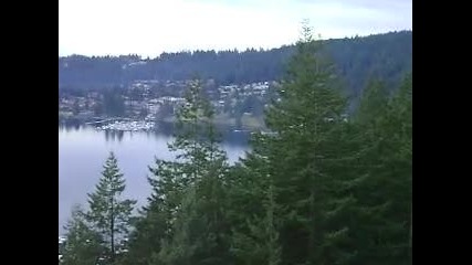 Панорама от Deep Cove, North Vancouver 