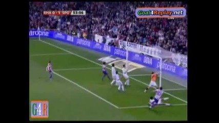 Real Madrid - Sporting de Gijon 0 - 1 (3 - 1, 20 3 2010) 