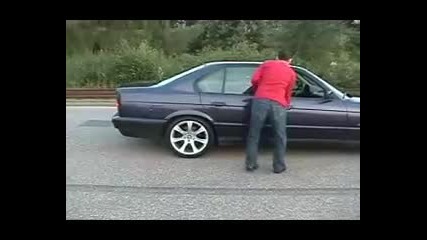 Bmw 540i burnout