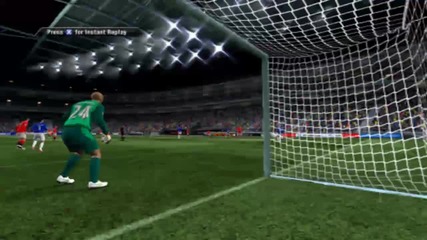 Феноменален бразилски гол на Xavi Fifa 11
