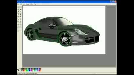 Страхотно Рисуване на Porsche Cayman s 