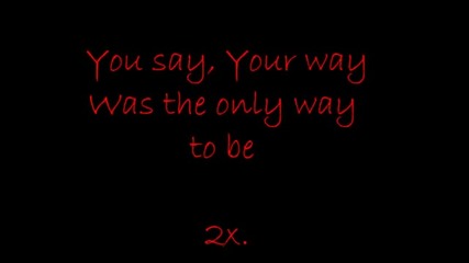 Bullet for my valentine - No control Lyrics 