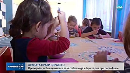 Храните в училище – да са според качеството, а не цената