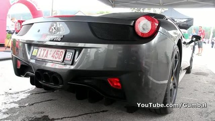 Loud Revs Ferrari 458 Italia w Akrapovic exhaust
