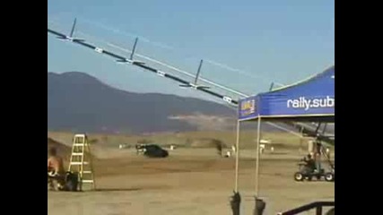 Ken Block скок с Субару 177 фута
