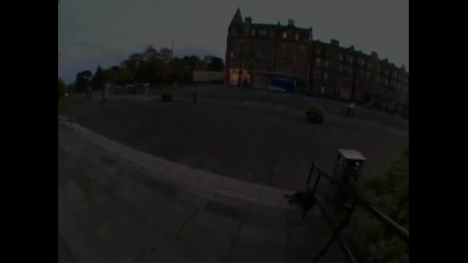 Danny Macaskill April 2009 freestyle biking stunt