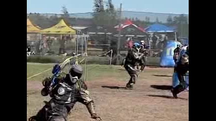 Slowmotion paintball