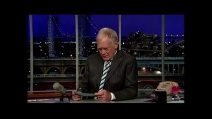 Justin Bieber Top Ten on David Letterman