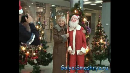 Голи и Смешни Снимка с Дядо Коледа(Скрита Камера)